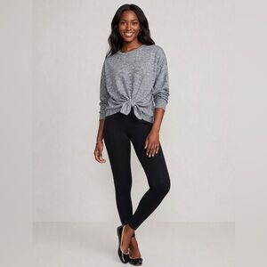 GAP Grey Knit Short Sleeved Tunic